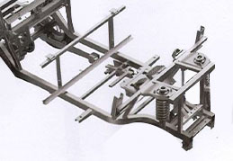 elite golf cart aluminium chassis