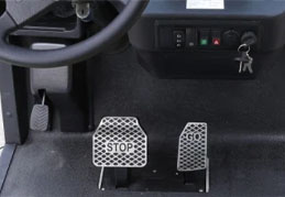 elite golf cart brake system